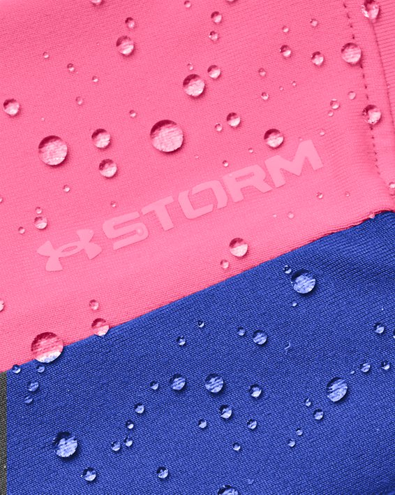 Damestrui UA Storm Midlayer met korte rits, Pink, pdpMainDesktop image number 4